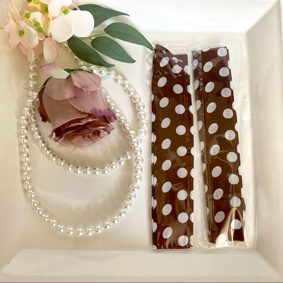 Purse Hair Ribbon Skinny Scarf Set 3/$20 - Picture 7 of 11